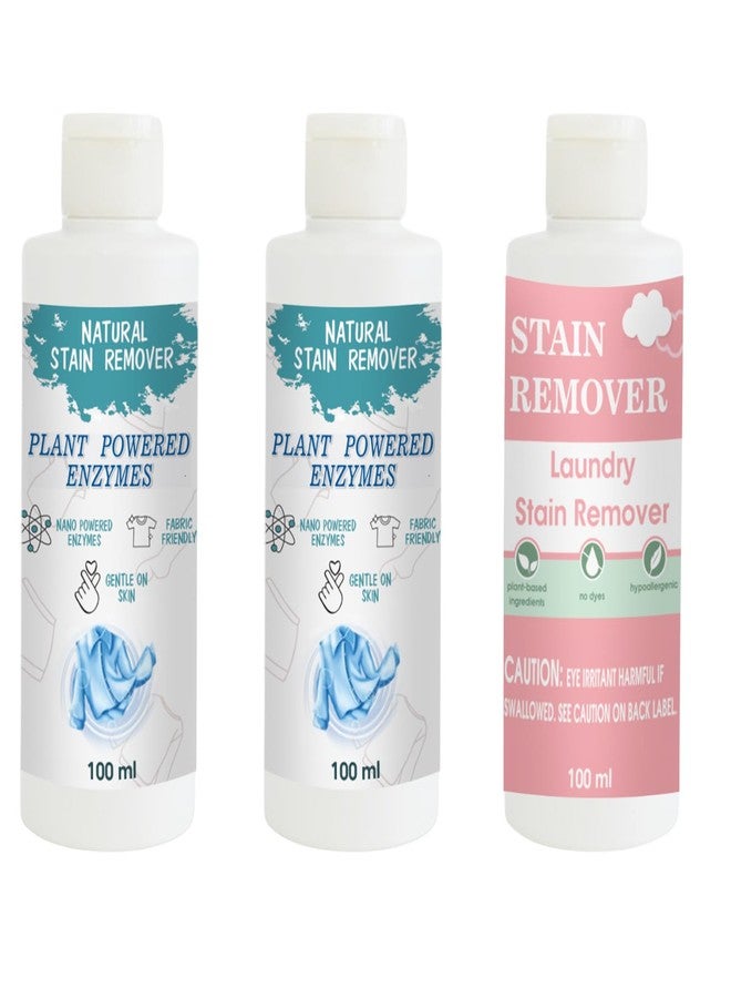 مجموعة مزيل البقع من توفوس، عبوة من قطعتين (مزيل بقع القمصان) ومزيل بقع وردي | محلول تنظيف متعدد الأسطح للملابس والأقمشة والمفروشات (100 غرام لكل منهما) - Image 1